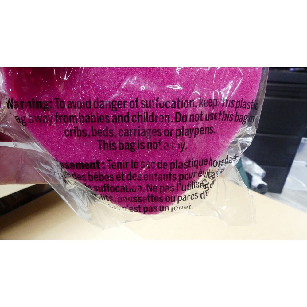 Victoria's Secret Heart Sponge Pink Glitter Sparkle Decorative Cleaning Beauty